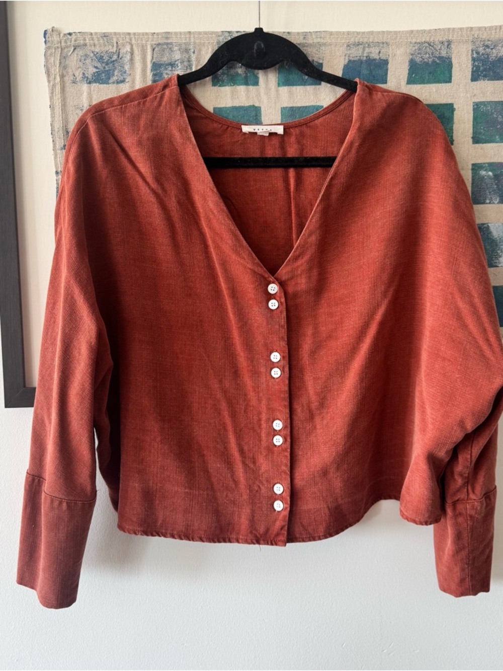 VETTA Dolman Top Rust M